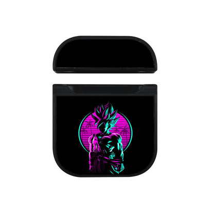 Silhouette Goku Dragon Ball Z Apple Airpods Case Black