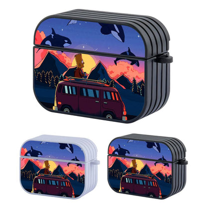 Simpson Bart at The Evening Show Apple Airpods Pro Case