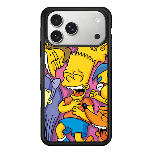 Simpson Bust Up Bart iPhone 17 Pro Max Case
