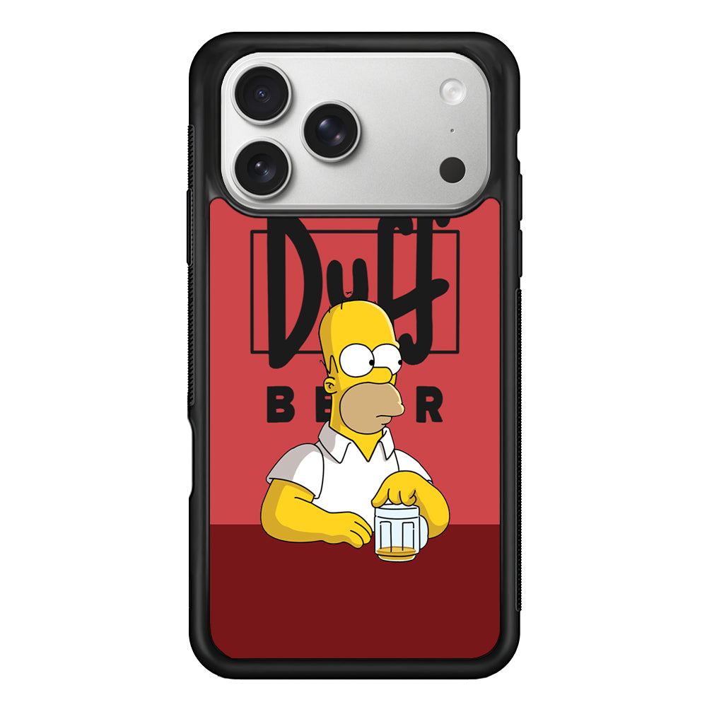 Simpson Duff Beer iPhone 17 Pro Max Case