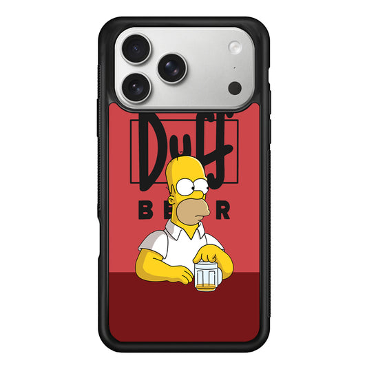 Simpson Duff Beer iPhone 17 Pro Max Case