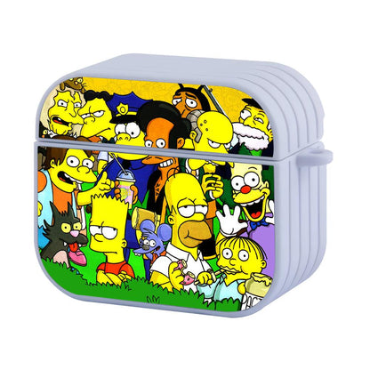 Simpson Gathered Men of The City Apple Airpods 4 Case White
