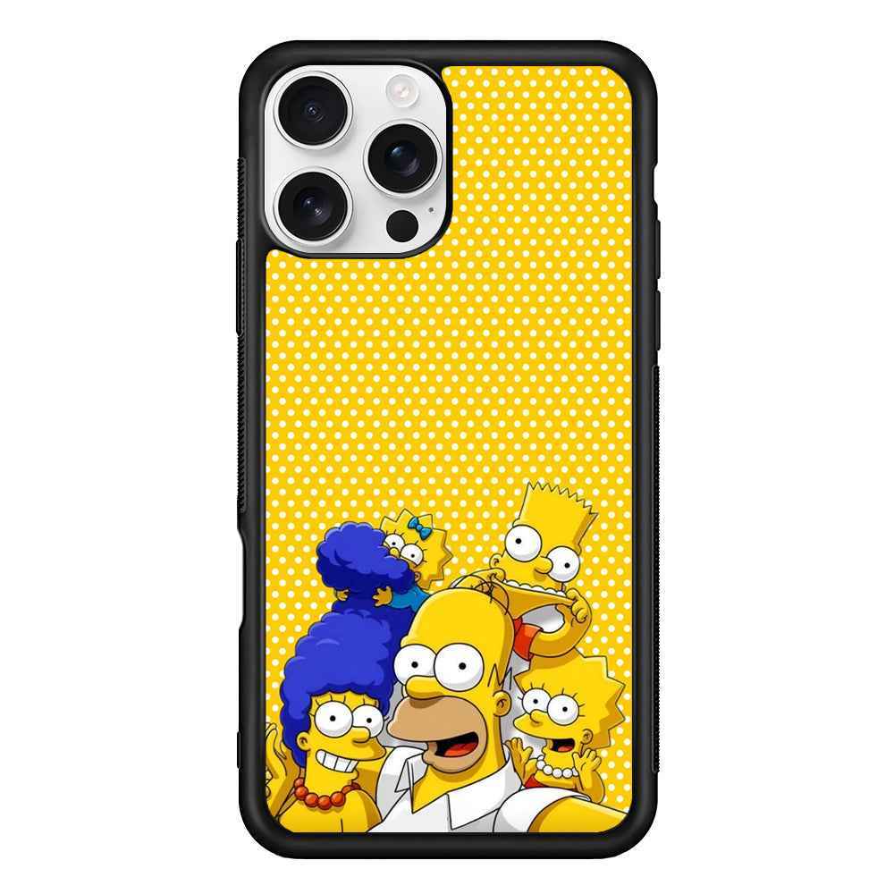 Simpson Happiness Selfie iPhone 16 Pro Case