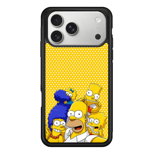 Simpson Happiness Selfie iPhone 17 Pro Max Case