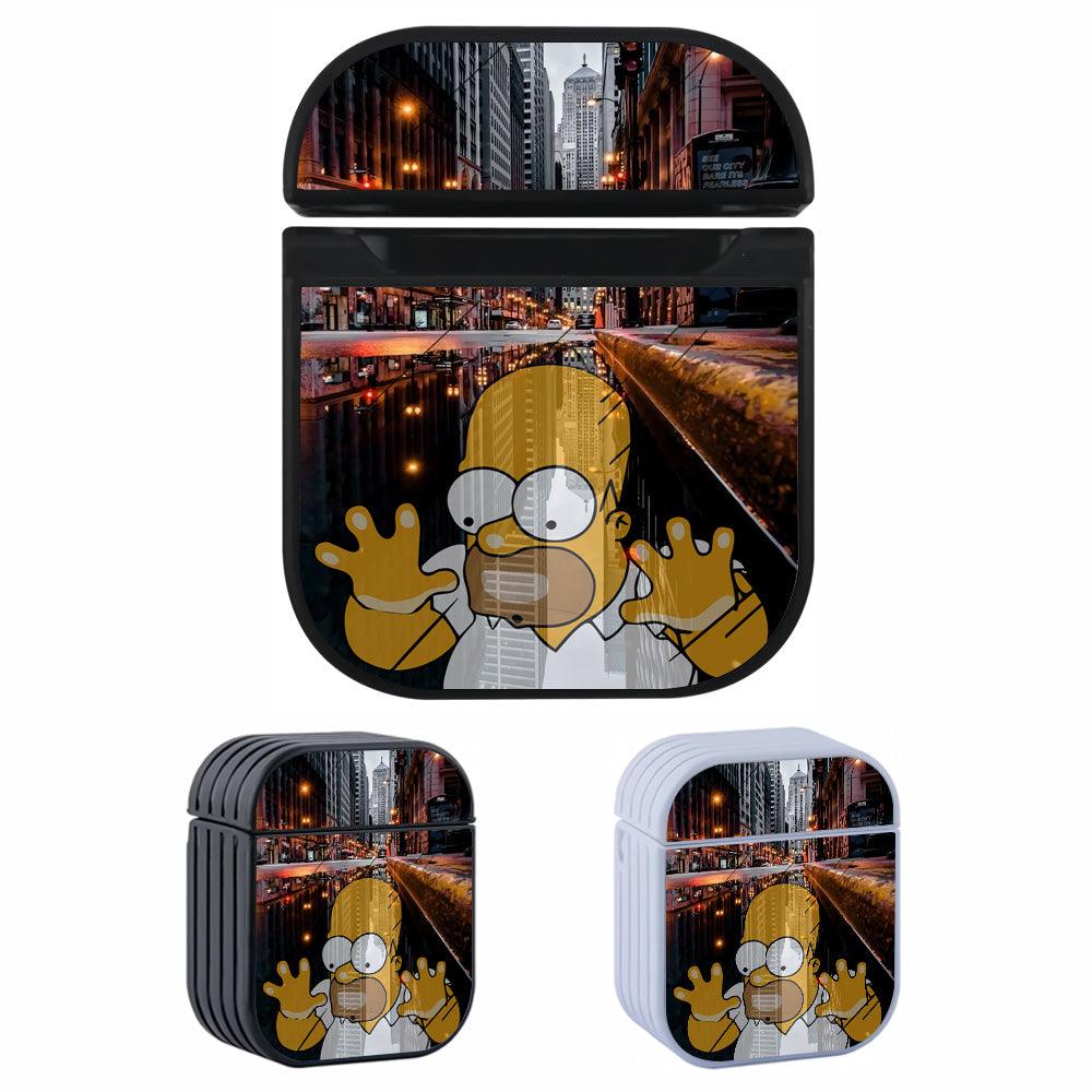 Simpson Homer is Still in Awe Apple Airpods Case