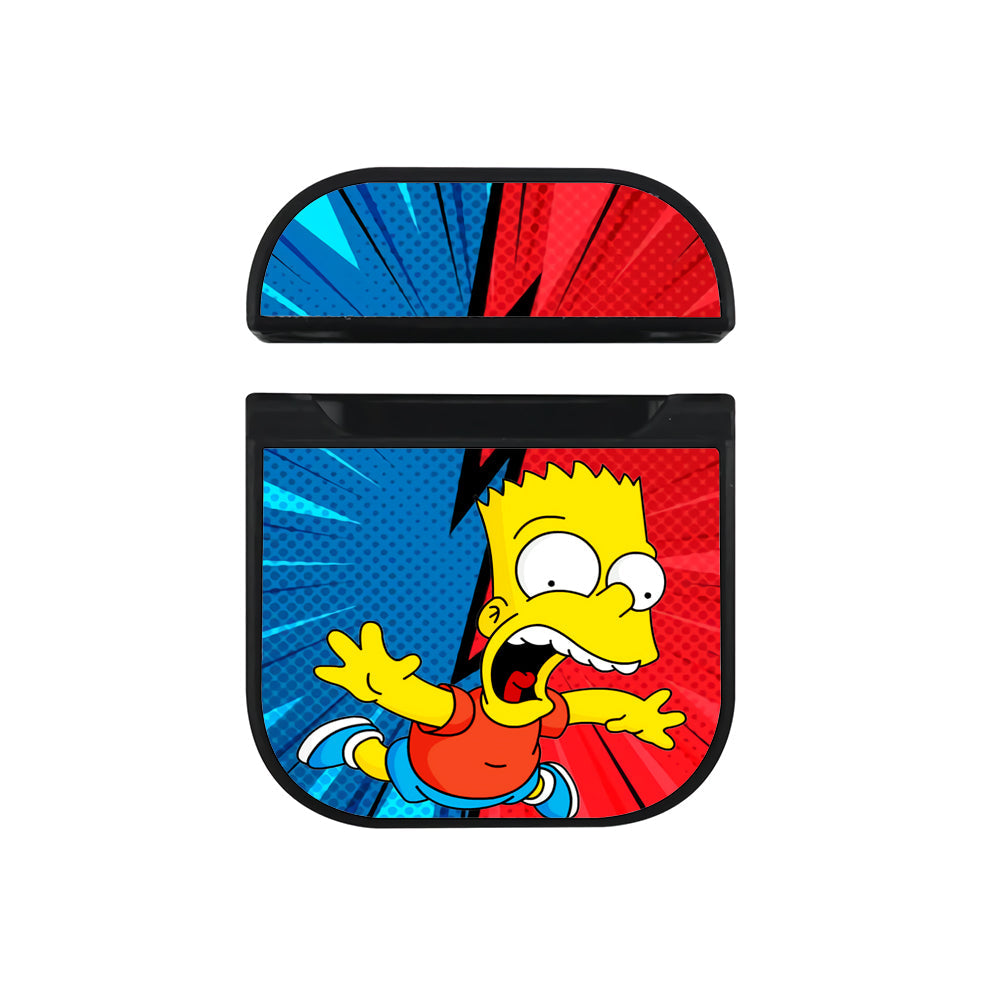 Simpson Jump Style Apple Airpods Case Black