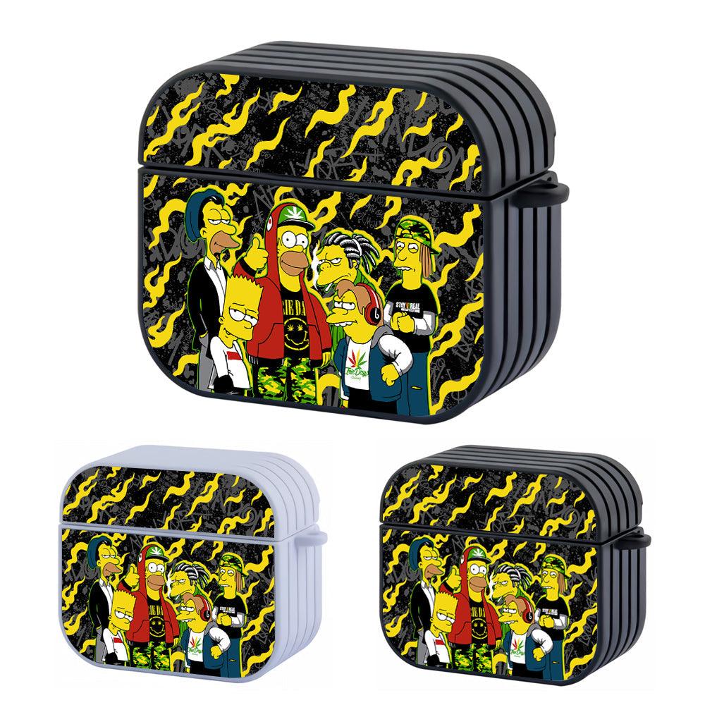 Simpson The Cool Daddy Vibes Hard Work Apple Airpods 4 Case