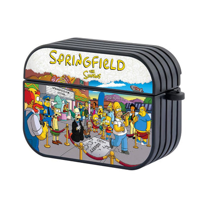 Simpsons Film Festival of Springfield Apple Airpods Pro Case Black