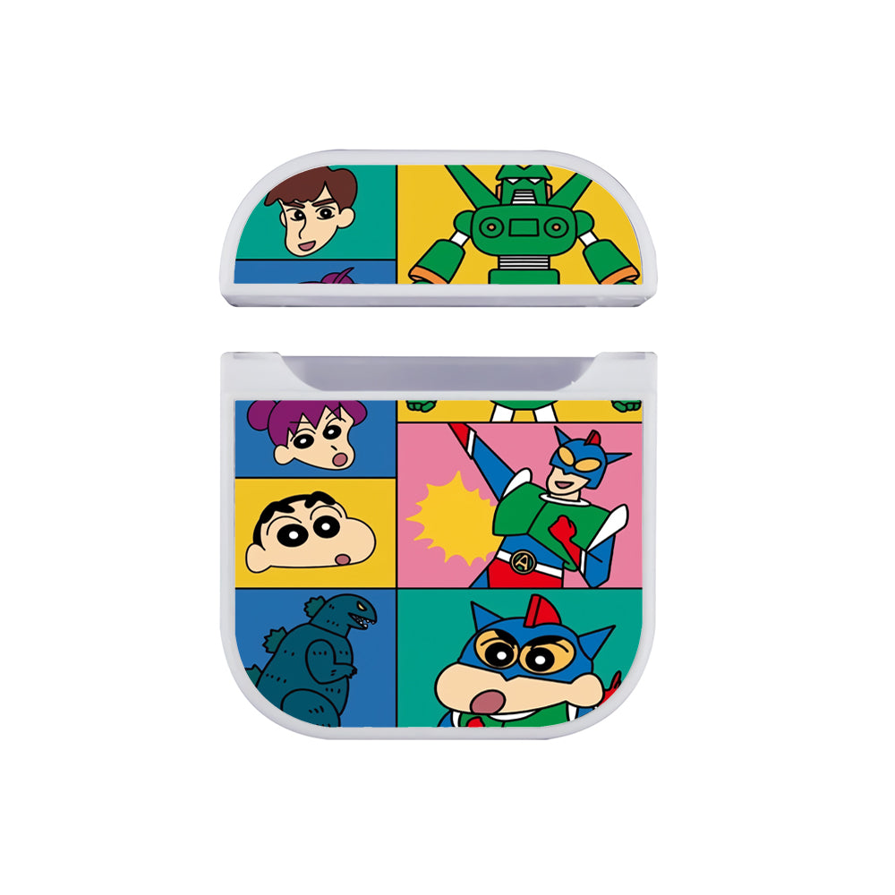 Sinchan Icon Of Anime Apple Airpods Case White