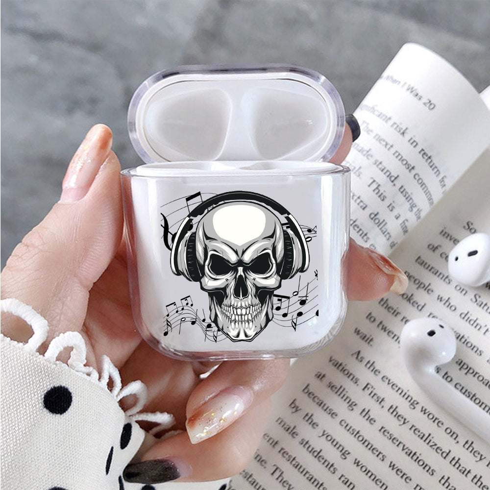 Skull Earphone Music Apple Airpods Case