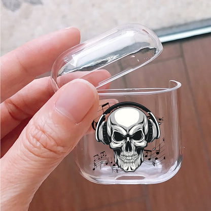 Skull Earphone Music Apple Airpods Case