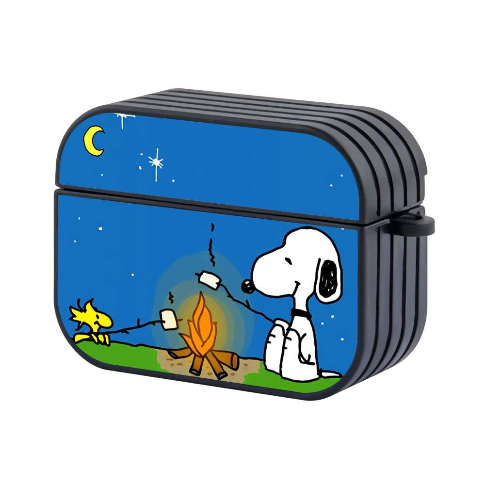 Snoopy And Woodstock Night Camping Apple AirPods Pro Case