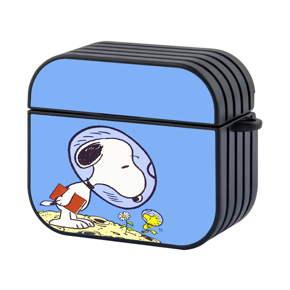 Snoopy And Woodstock Picnic To The Moon Apple Airpods 4 Case