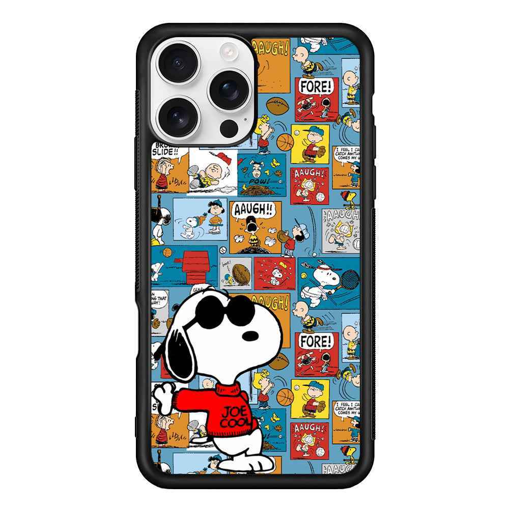 Snoopy Colorful Page iPhone 16 Pro Case
