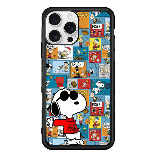 Snoopy Colorful Page iPhone 16 Pro Case
