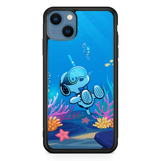 Snoopy Enjoy Diving iPhone 13 Case