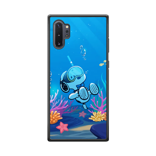 Snoopy Enjoy Diving Samsung Galaxy Note 10 Plus Case