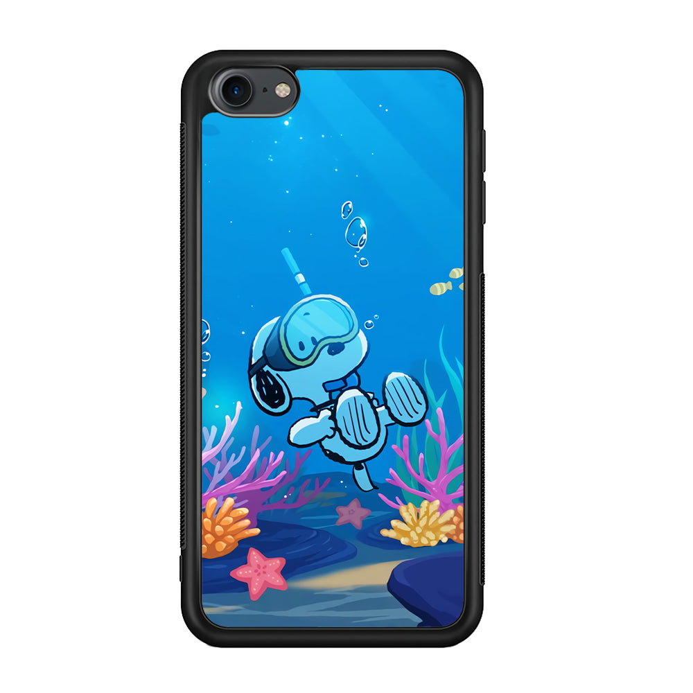 Snoopy Enjoy Diving iPod Touch 6 Case - Carneyforia