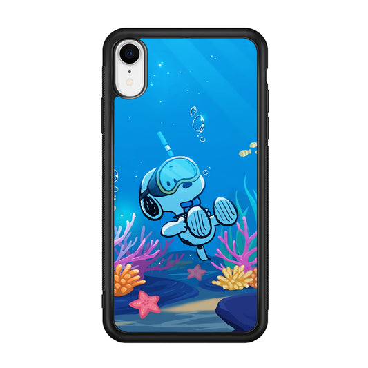 Snoopy Enjoy Diving iPhone XR Case