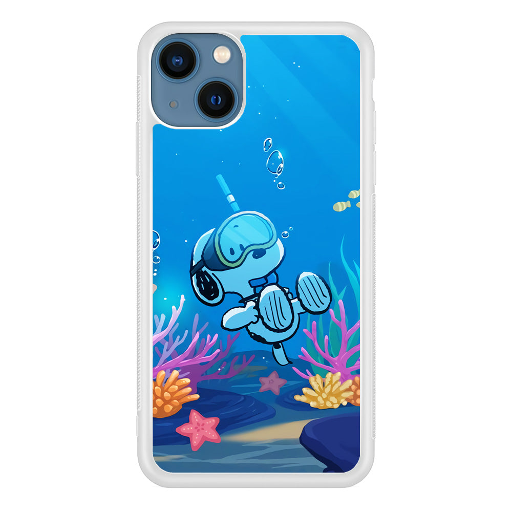 Snoopy Enjoy Diving iPhone 13 Case