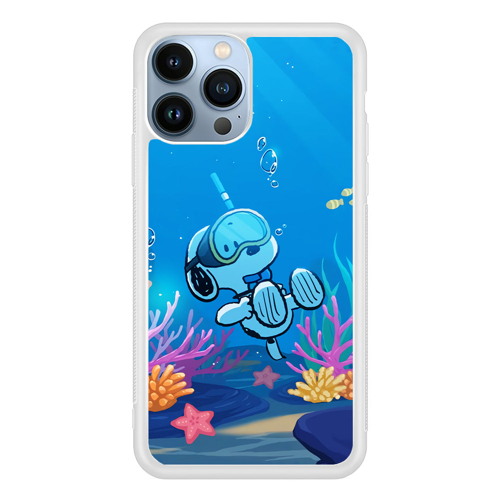 Snoopy Enjoy Diving iPhone 13 Pro Max Case