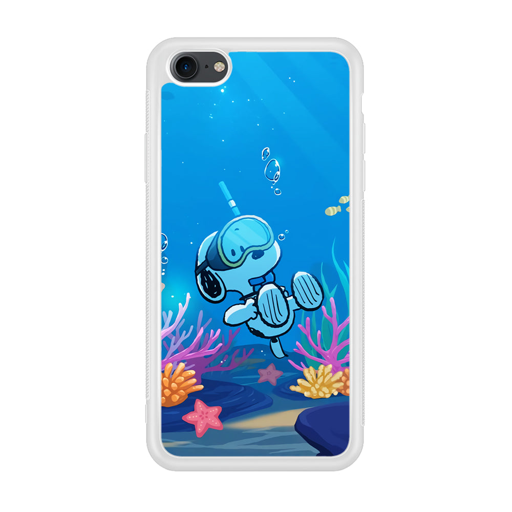 Snoopy Enjoy Diving iPhone 8 Case