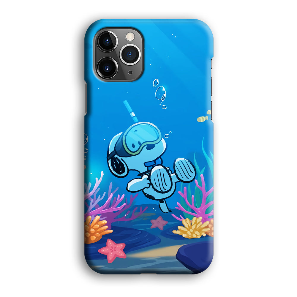 Snoopy Enjoy Diving iPhone 12 Pro Max Case