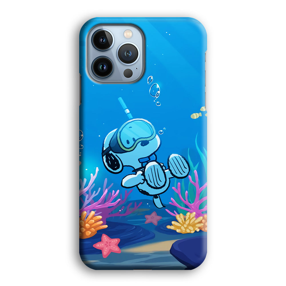 Snoopy Enjoy Diving iPhone 13 Pro Max Case