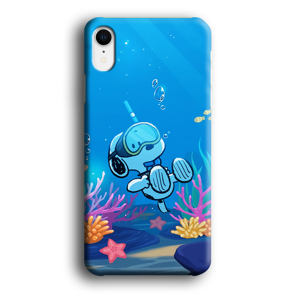 Snoopy Enjoy Diving iPhone XR Case