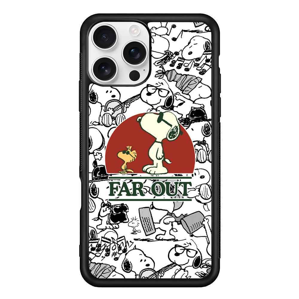 Snoopy Far Out Gaze iPhone 16 Pro Case