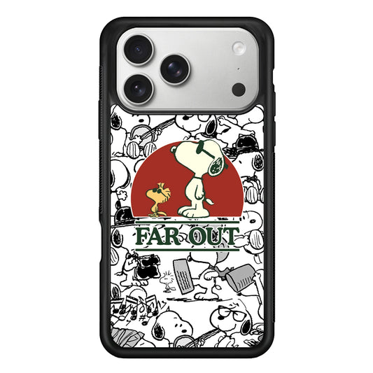 Snoopy Far Out Gaze iPhone 17 Pro Max Case