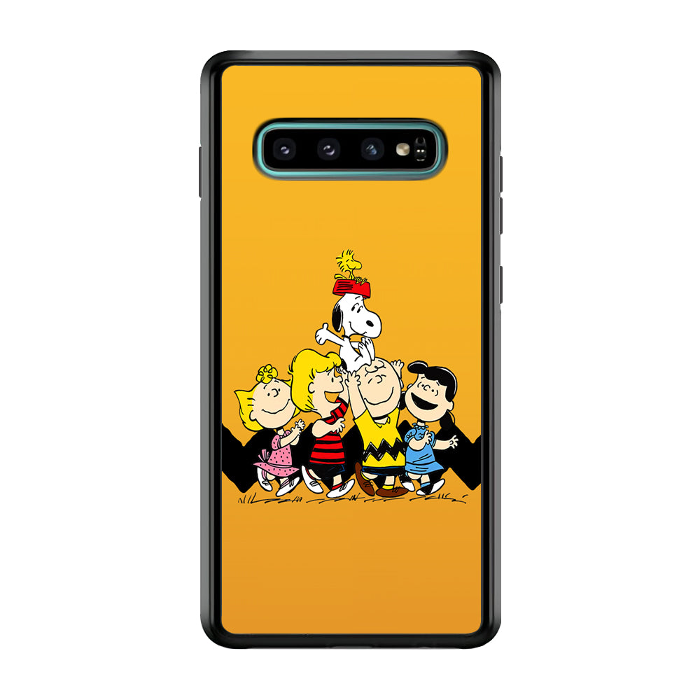 Snoopy Friendship Forever Samsung Galaxy S10 Case