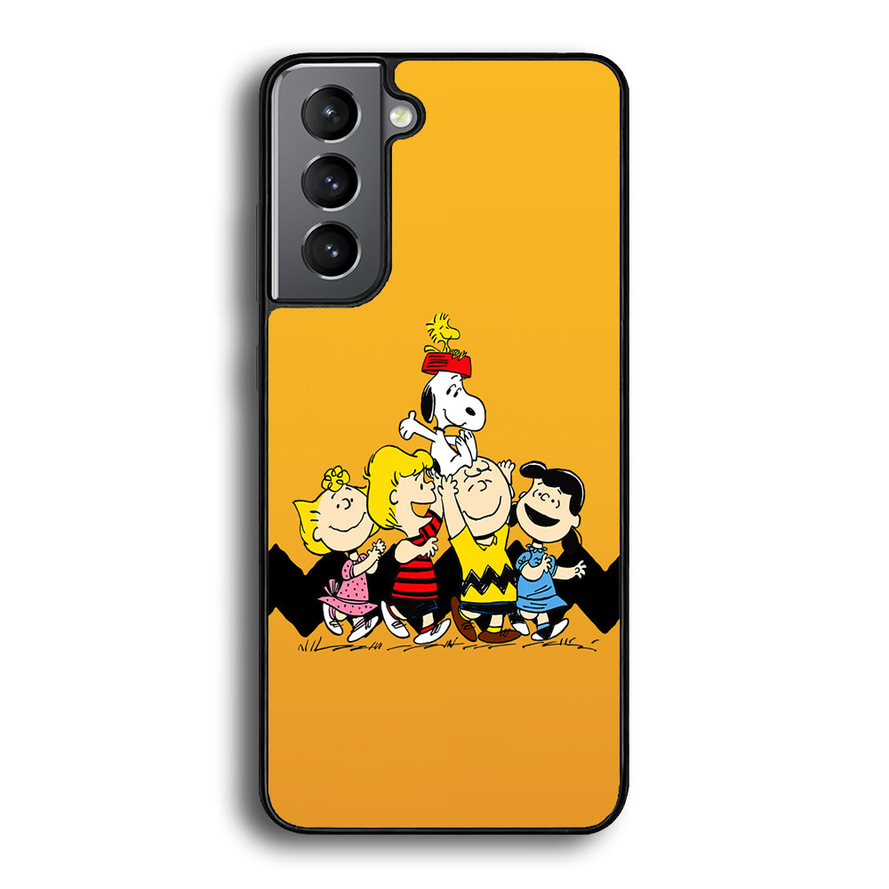 Snoopy Friendship Forever Samsung Galaxy S21 Plus Case - Carneyforia