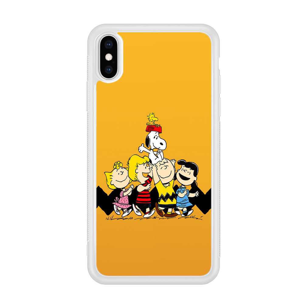 Snoopy Friendship Forever iPhone XS Case