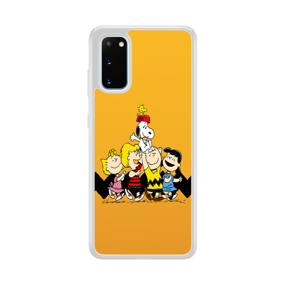 Snoopy Friendship Forever Samsung Galaxy S20 Case