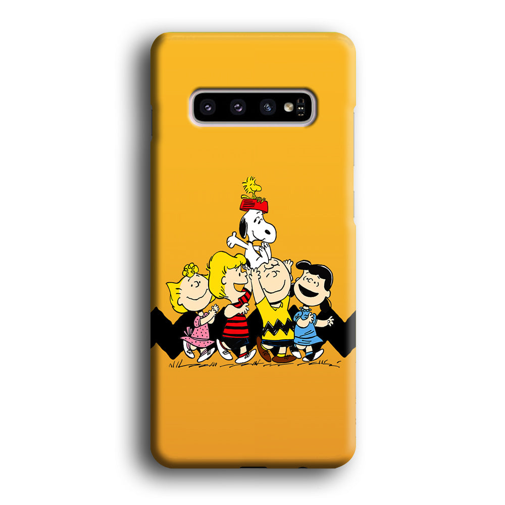 Snoopy Friendship Forever Samsung Galaxy S10 Case