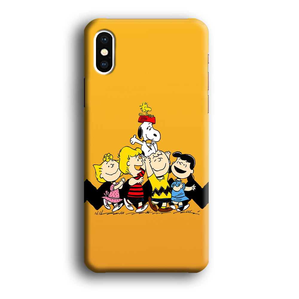 Snoopy Friendship Forever iPhone XS Case