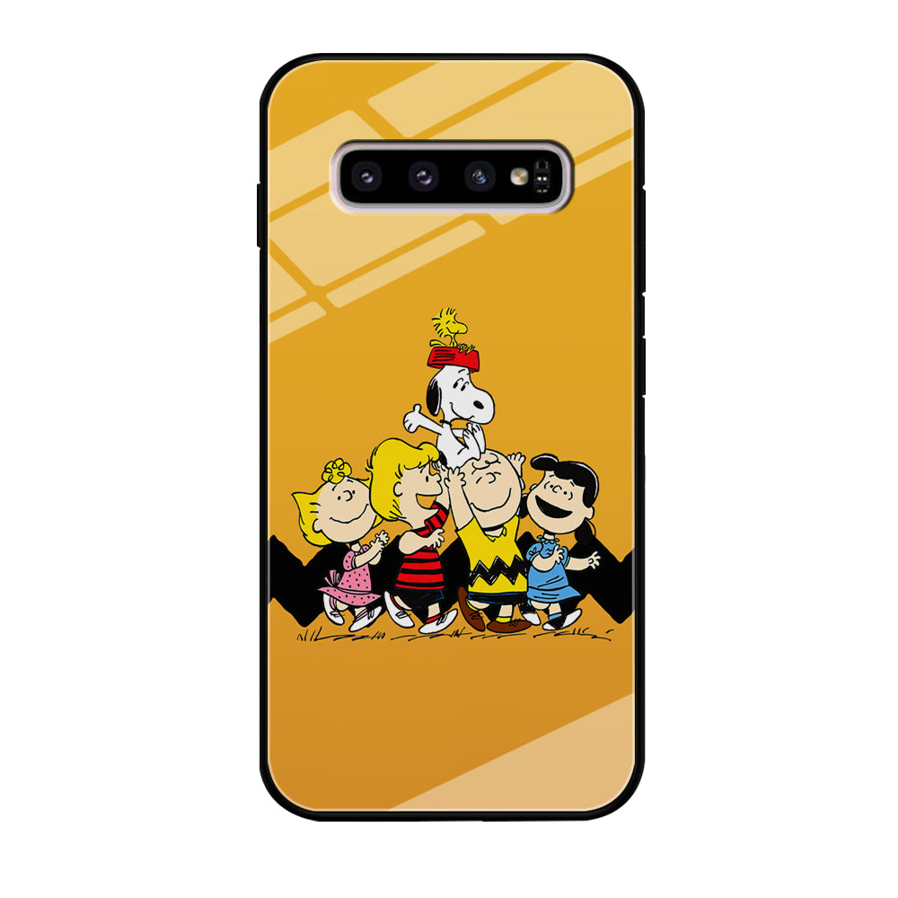 Snoopy Friendship Forever Samsung Galaxy S10 Case