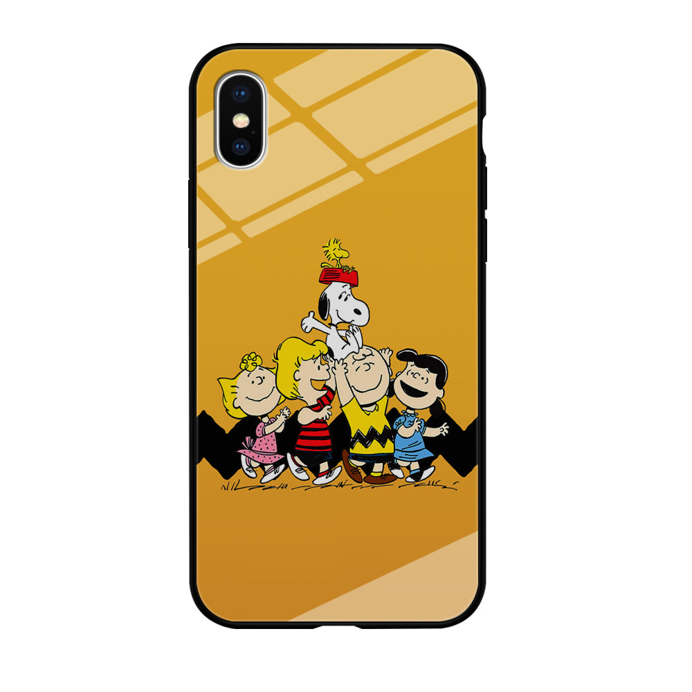 Snoopy Friendship Forever iPhone XS Case