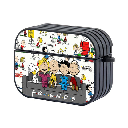 Snoopy Friends in My Sofa Apple Airpods Pro Case Black