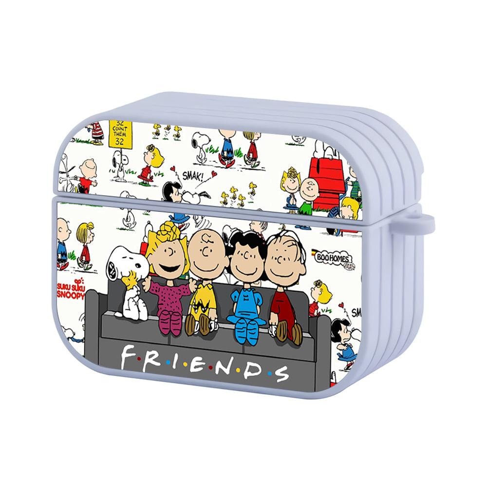 Snoopy Friends in My Sofa Apple Airpods Pro Case White