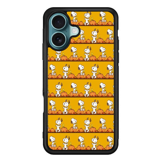 Snoopy Happy farm Fruit iPhone 16 Case