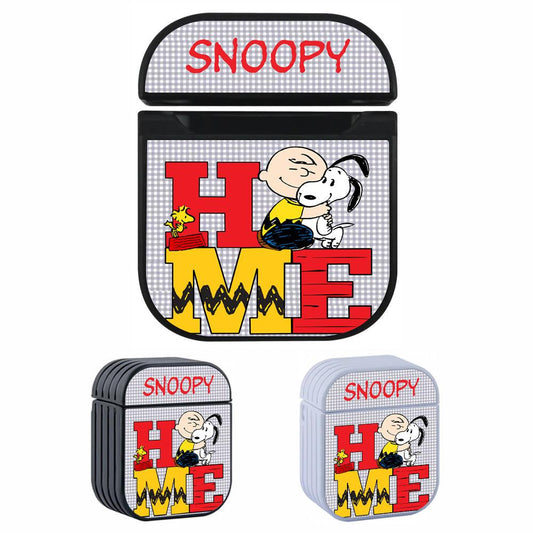 Snoopy Home Make Happiness Apple Airpods Case
