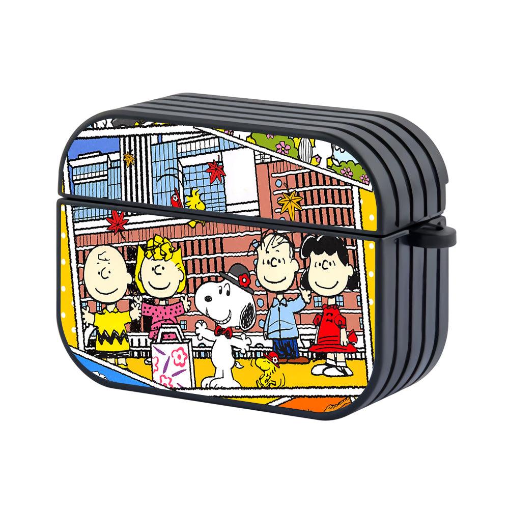 Snoopy Keepsake in a Frame Apple Airpods Pro Case Black