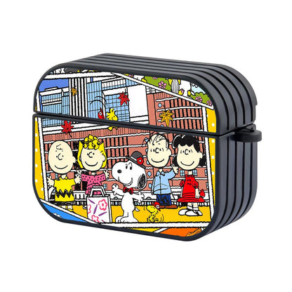 Snoopy Keepsake in a Frame Apple Airpods Pro 2 Case Black