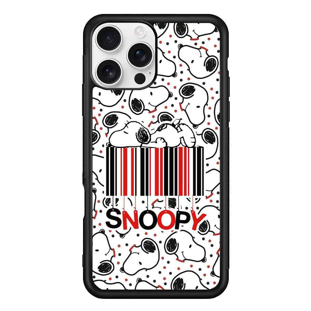 Snoopy Lazy Boy iPhone 16 Pro Case