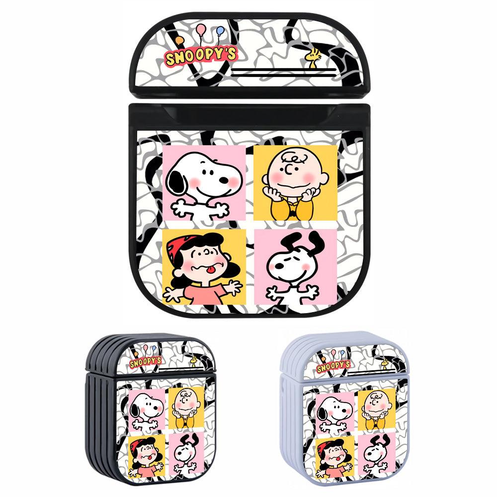 Snoopy Make You Smile Apple Airpods Case