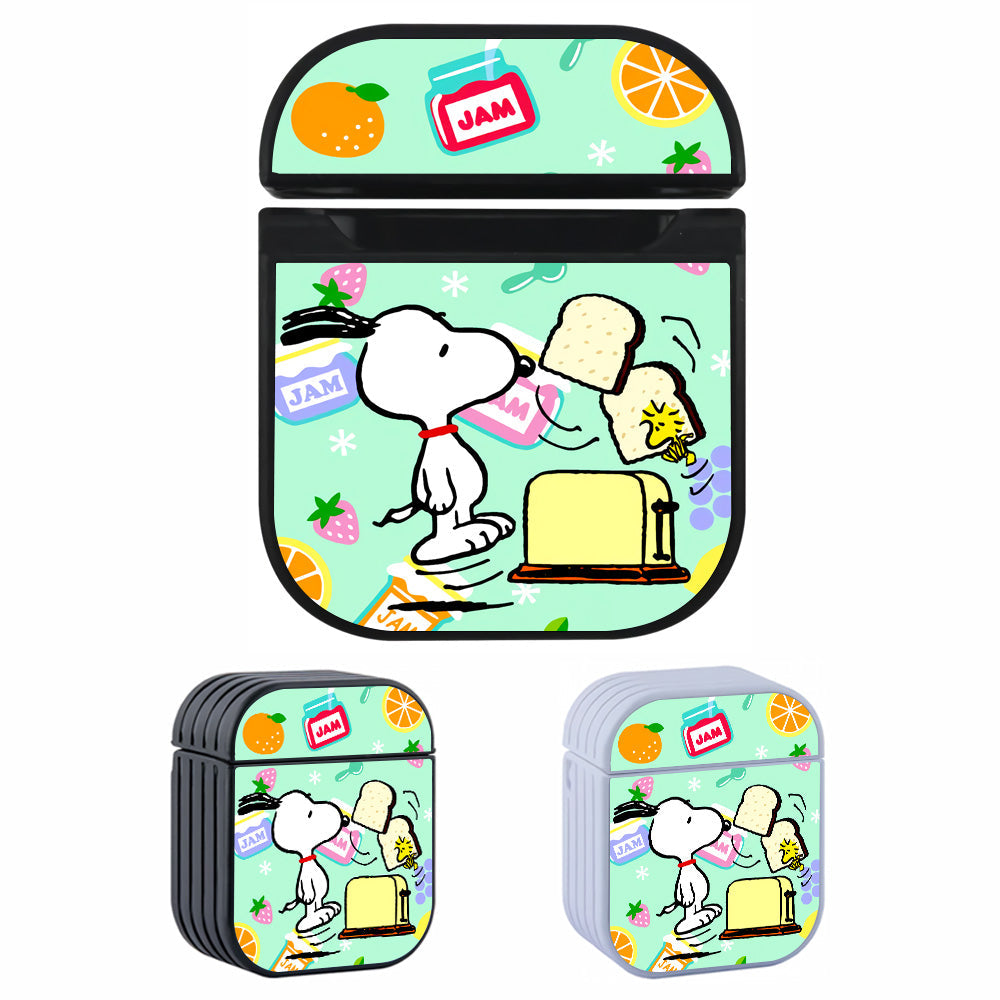 Snoopy Morning Breakfast Apple Airpods Case