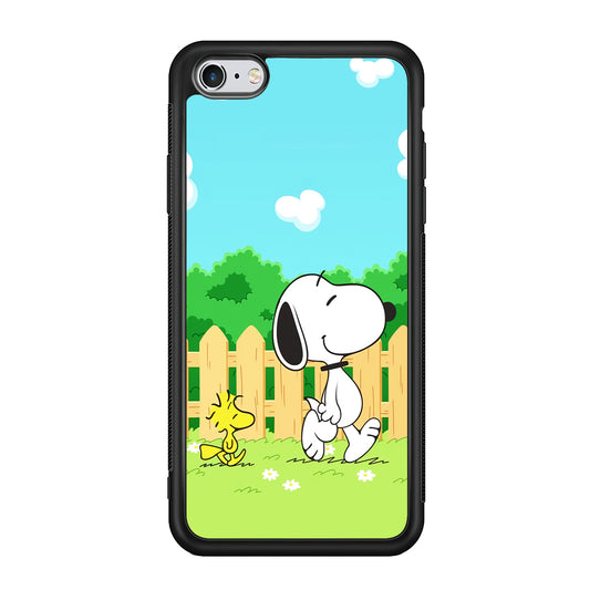 Snoopy Morning Walk iPhone 6 Plus | 6s Plus Case