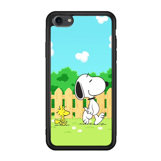 Snoopy Morning Walk iPhone 7 Case